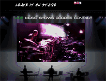 Tablet Screenshot of leaveitonstage.com